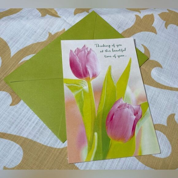 “Happy Easter” 3 NEW Greeting Cards American Greetings Tender Thoughts - Picture 5 of 10